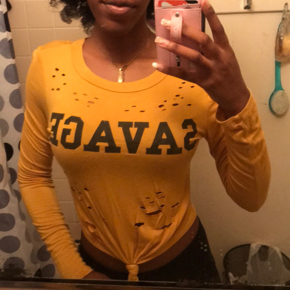 Distressed  Savage  Top